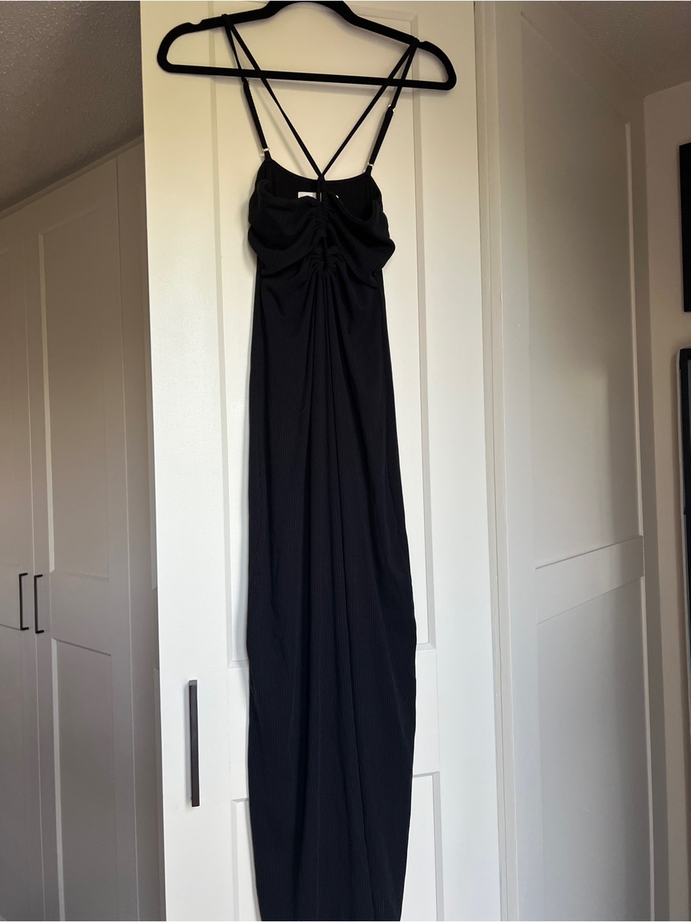 LSPACE Ellery Halter Cutout Dress black size small nwt